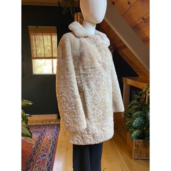 Lambswool Fur Jacket Vintage - Picture 2 of 6